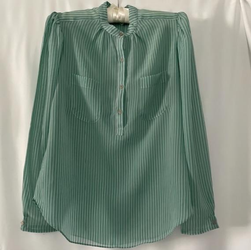 Seafoam green shirt